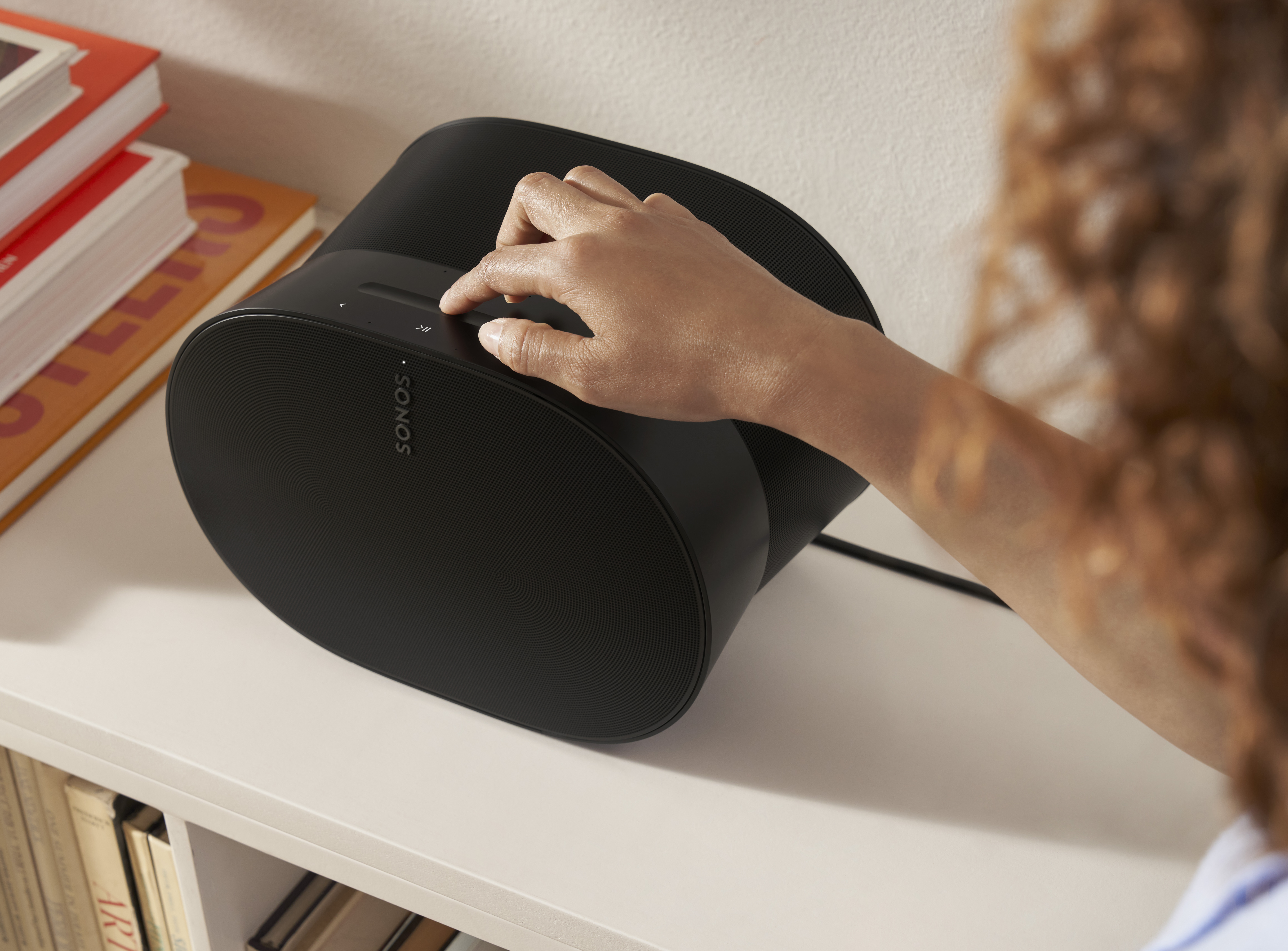 Touch controls on a Sonos Era speaker